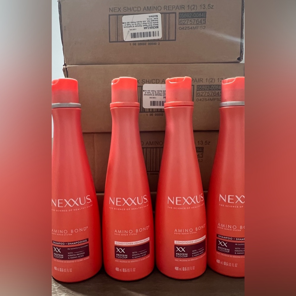 4-pack Nexxus Amino Bond Xx Protein Fusion 2 Shampoo & 2 Conditioner 13.5fl.oz.